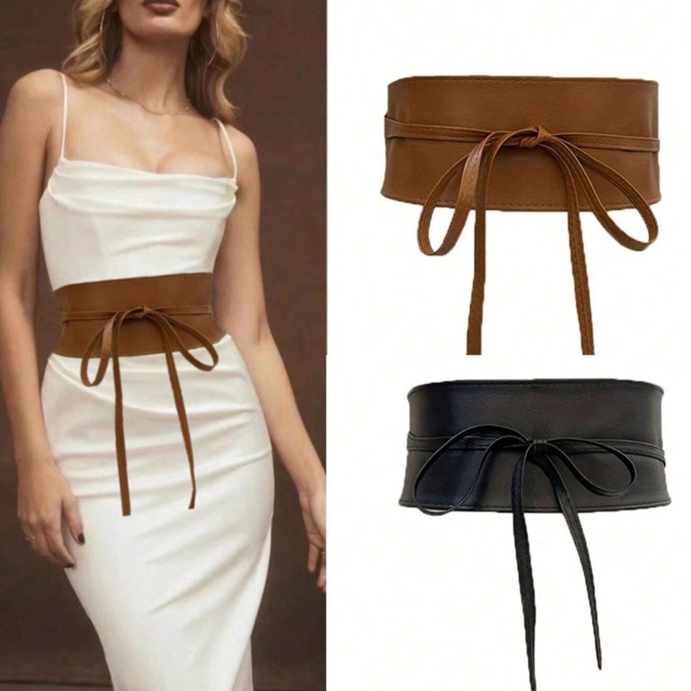 Luxe Vegan Suede Wrap Belt